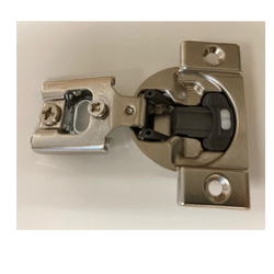 Edge Mounted Soft Close Compact Blumotion 38N Hinge - 1/2" Overlay